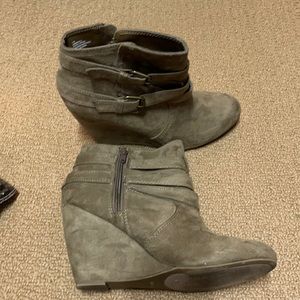 Perfect ankle wedge boots